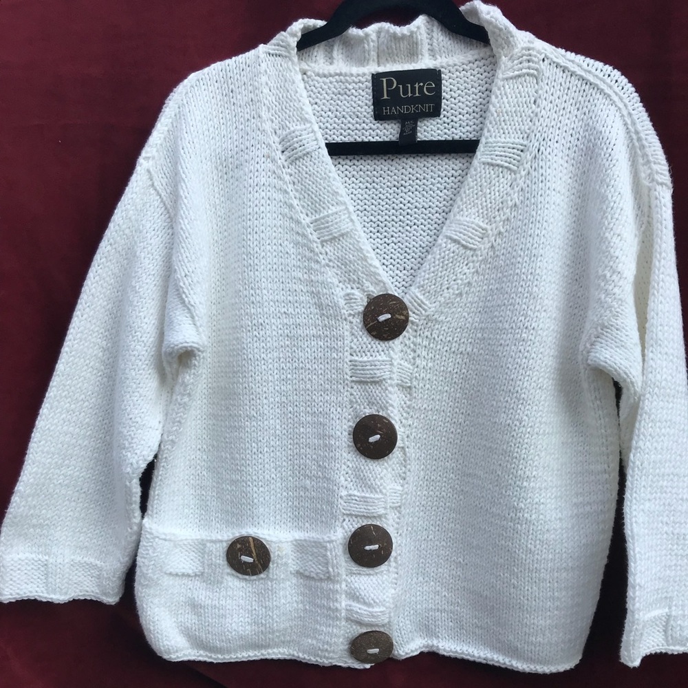 Pure Hand-knit Sweater